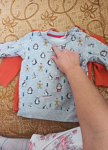 Erkek bebek sweatshirt  - Görsel 6