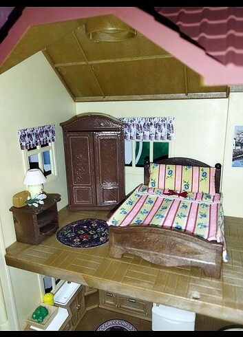 Sylvanian families yatak odası minyatür 