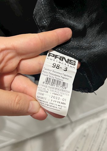 Erkek Çocuk Siyah Ekose Düğmeli Ceket - Görsel 6