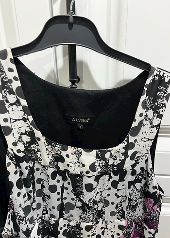 Kadın Çok Renkli Uzun Askısız Salaş Elbise - Görsel 5