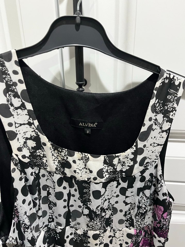 Kadın Çok Renkli Uzun Askısız Salaş Elbise - Görsel 5