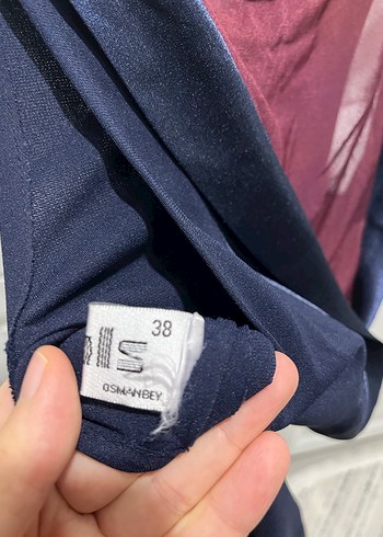 Siyah Uzun V Yaka Drapeli Kadın Elbise - Görsel 5