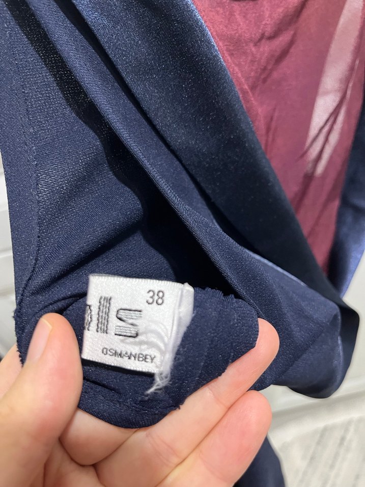 Siyah Uzun V Yaka Drapeli Kadın Elbise - Görsel 5