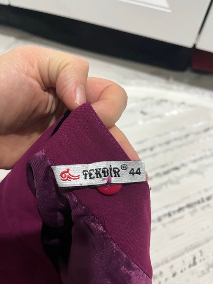 Bordo Uzun Drapeli Kadın Etek - Görsel 5