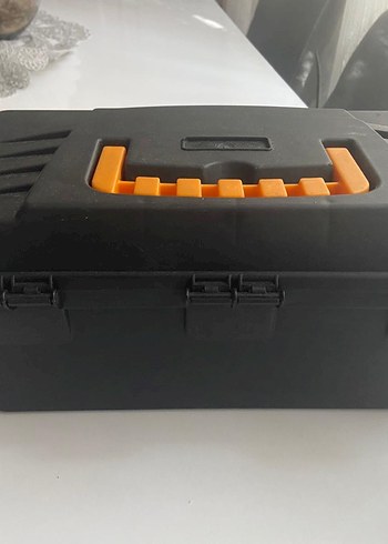 Siyah-Turuncu 13" Alet Kutusu Organizer - Görsel 3