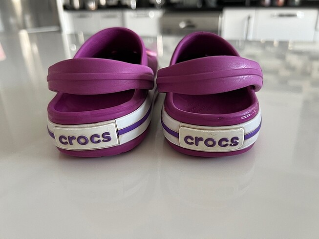 29 Beden mor Renk Crocs çocuk terlik