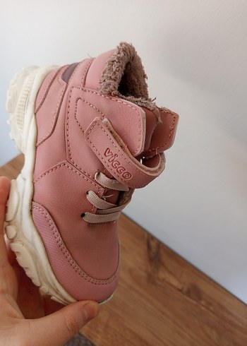 Peluş Detaylı Pembe Kız Çocuk Botu - Görsel 2