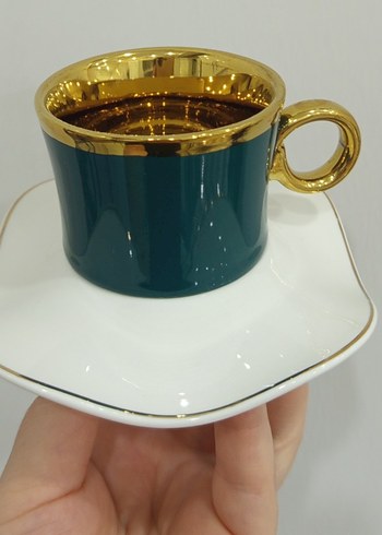 Gold detaylı fincan takımı - Görsel 3