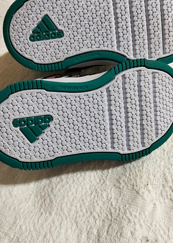 Kız Çocuk Beyaz Renkli Desenli Spor Ayakkabı - Görsel 4