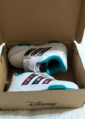 Kız Çocuk Beyaz Renkli Desenli Spor Ayakkabı - Görsel 2