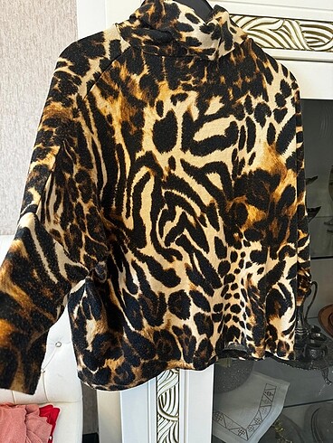 Diğer Leopar desenli kazak