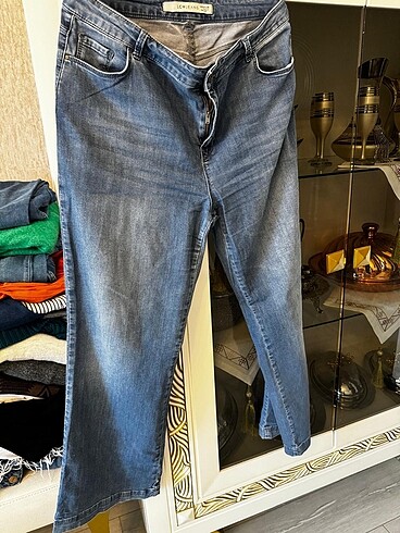 xl Beden mavi Renk Kot pantolon