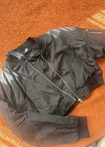 H&M H&M Fermuarlı Siyah Kadın Ceket