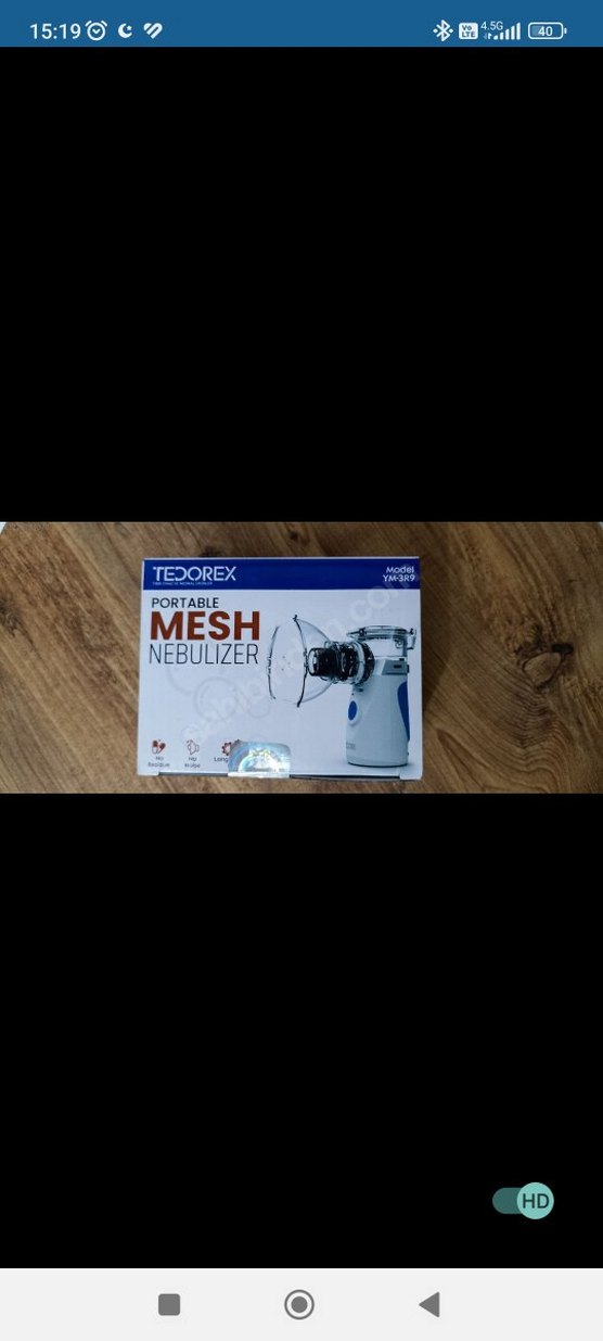 Tedorex Taşınabilir Nebulizatör Cihazı - Görsel 4