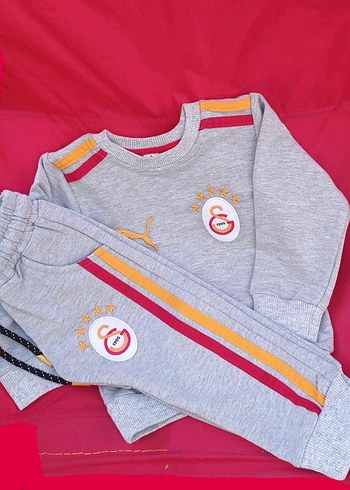 3 iplik Erkek Çocuk Gri Baskılı Sweatshirt - Görsel 3