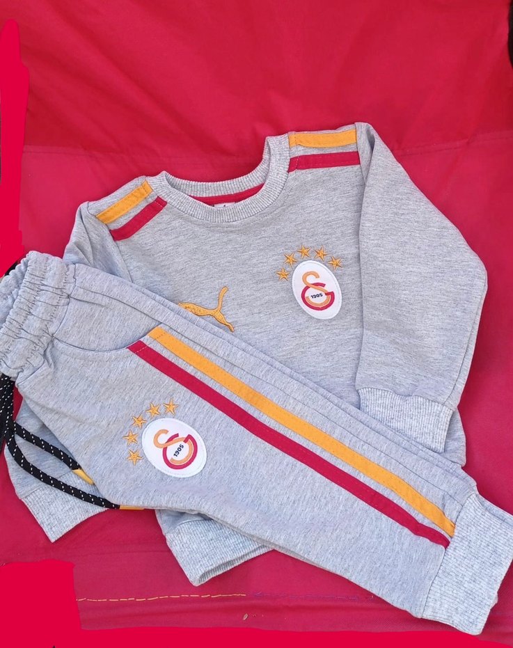 3 iplik Erkek Çocuk Gri Baskılı Sweatshirt - Görsel 3