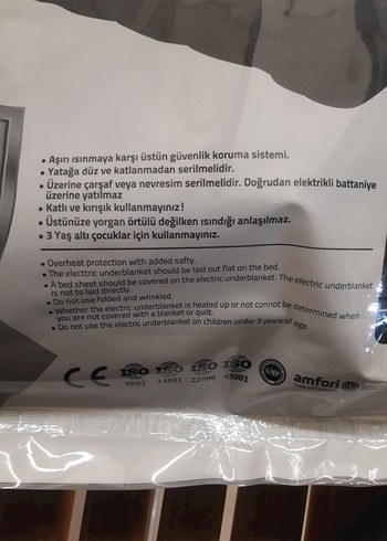 Kios Elektrikli Battaniye 120x150 cm - Görsel 4