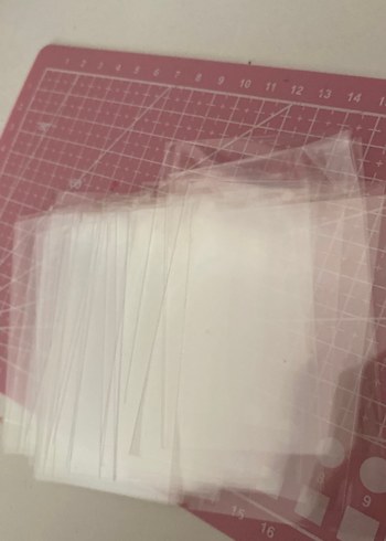 6.5x8.99 cm lik sleeve 20 adet 9 âdetde pembe sleeve - Görsel 2