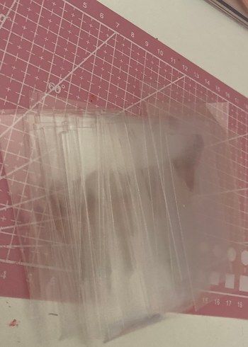 6.5x8.99 cm lik sleeve 20 adet 9 âdetde pembe sleeve - Görsel 3