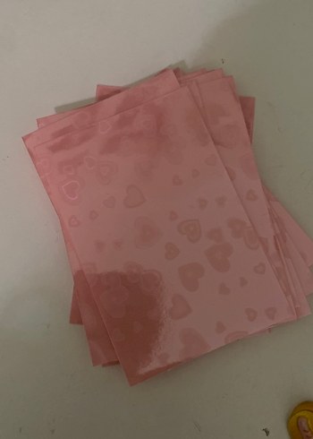 6.5x8.99 cm lik sleeve 20 adet 9 âdetde pembe sleeve - Görsel 4