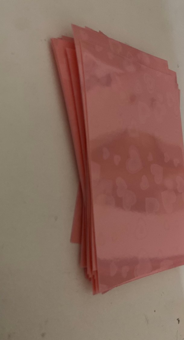 6.5x8.99 cm lik sleeve 20 adet 9 âdetde pembe sleeve - Görsel 5