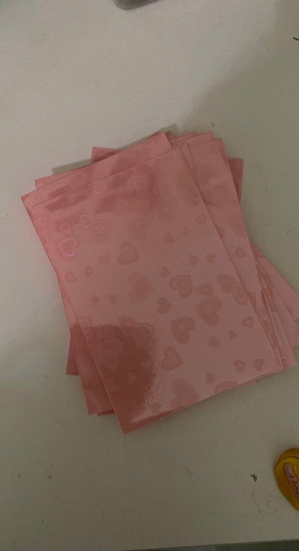 6.5x8.99 cm lik sleeve 20 adet 9 âdetde pembe sleeve - Görsel 4