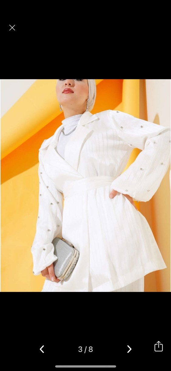 İkili beyaz takım  - Görsel 3