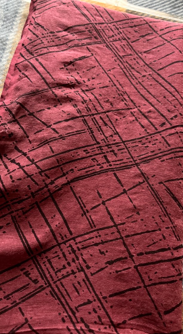 Bordo Bohem Kadın Şal - Görsel 2