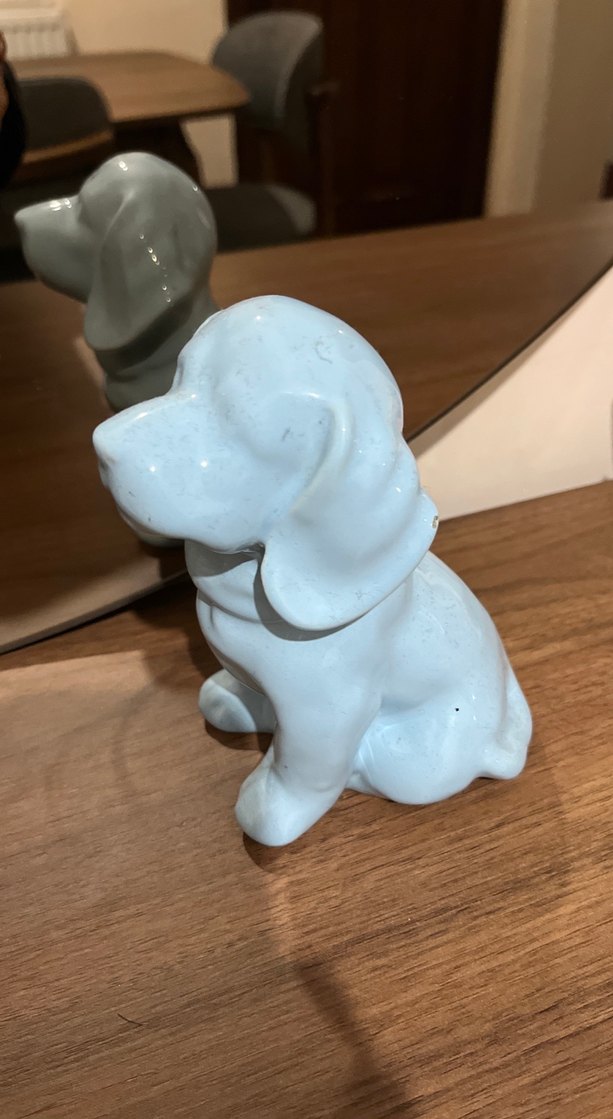 Mavi Pastel Köpek Figürü - Görsel 4