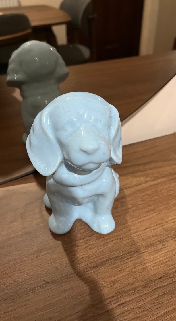 Mavi Pastel Köpek Figürü - Görsel 5