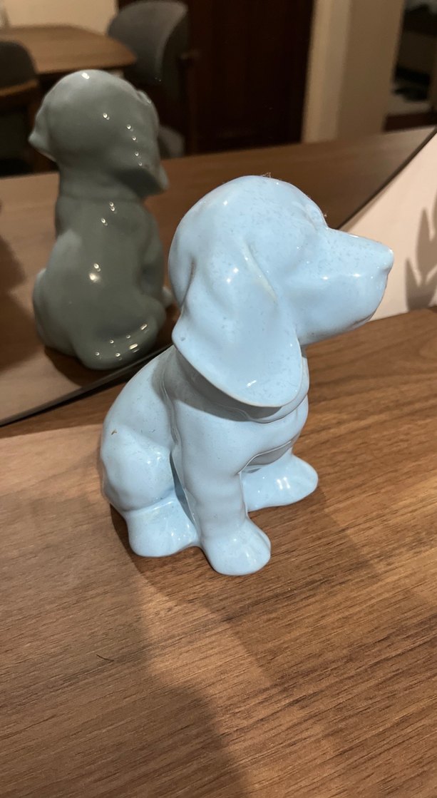 Mavi Pastel Köpek Figürü - Görsel 3