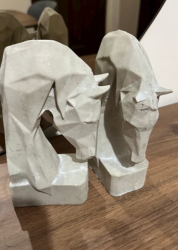 At Figürlü Kitap Tutucu Seti - Görsel 4