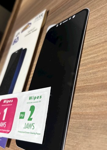 11/XR Uyumlu Gri Gizlilik Ekran Koruyucu hayalet ekran - Görsel 4