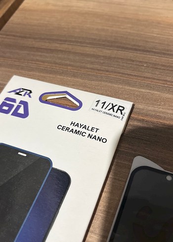 11/XR Uyumlu Gri Gizlilik Ekran Koruyucu hayalet ekran - Görsel 2