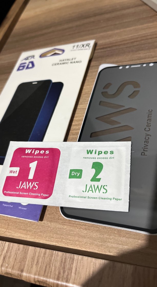 11/XR Uyumlu Gri Gizlilik Ekran Koruyucu hayalet ekran - Görsel 3