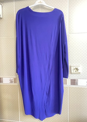 Mor Uzun Kollu Salaş Tunik - Görsel 2