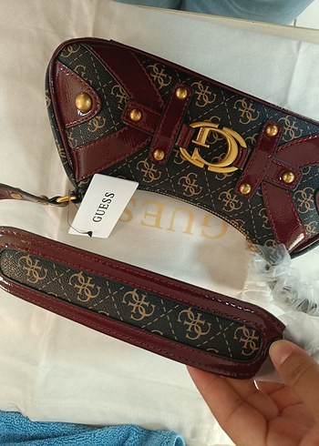 Beden bordo Renk Guess Kadın Çanta
