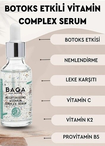  Beden BAGA VİTAMİN COMPLEX 