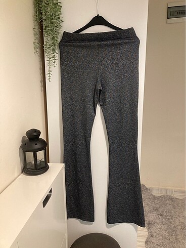 H&M simli tayt pantolon