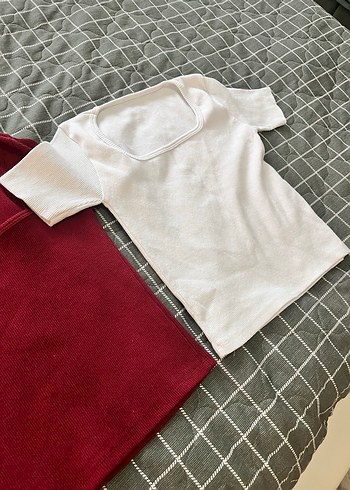 Beyaz Kısa Kollu tshirt