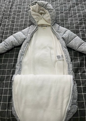 Gri Bebek Kayak Tulumu Fermuarlı - Görsel 4