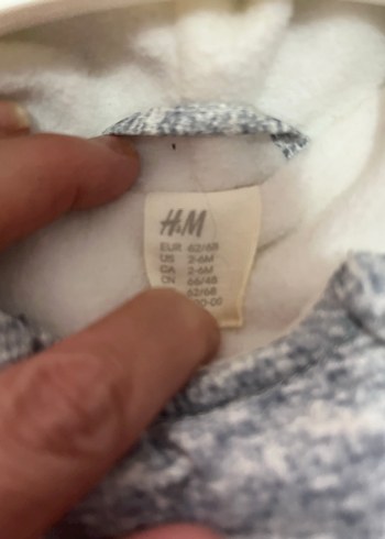 Gri Bebek Kayak Tulumu Fermuarlı - Görsel 2