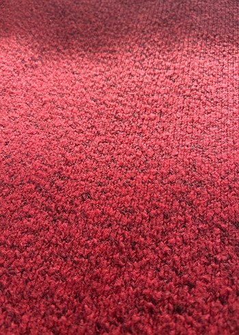 Kırmızı Yün Boğazlı Kadın Kazak - Görsel 4