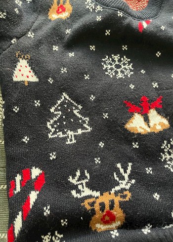 Renkli Bağlama Desenli Triko ve Denim Erkek Bebek Takımı - Görsel 4