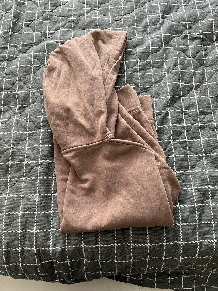 Bej Kapüşonlu Kadın Sweatshirt - Görsel 4