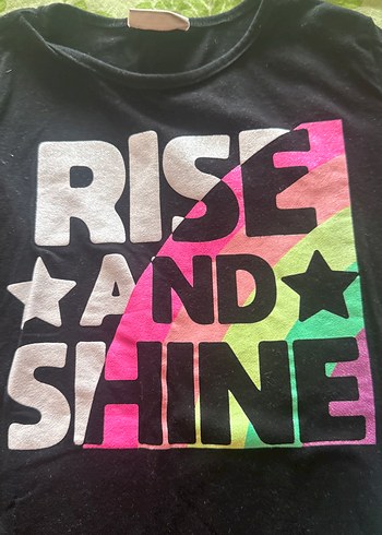 Parlak Baskılı Uzun Kollu Kız Tişörtü - Görsel 2