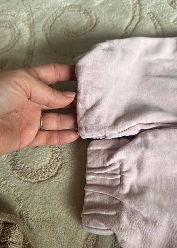 Fermuarlı Pembe çocuk Eşofman Altı - Görsel 4