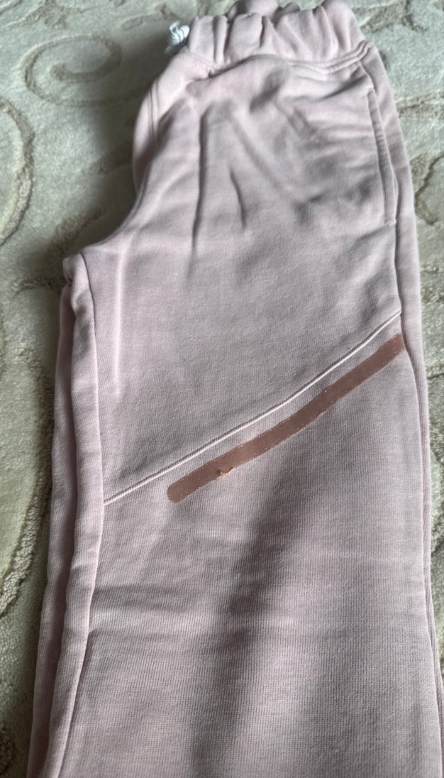 Fermuarlı Pembe çocuk Eşofman Altı - Görsel 2