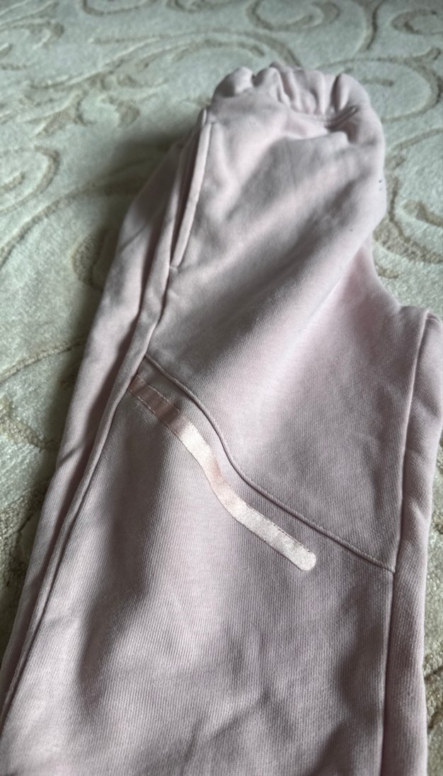 Fermuarlı Pembe çocuk Eşofman Altı - Görsel 3