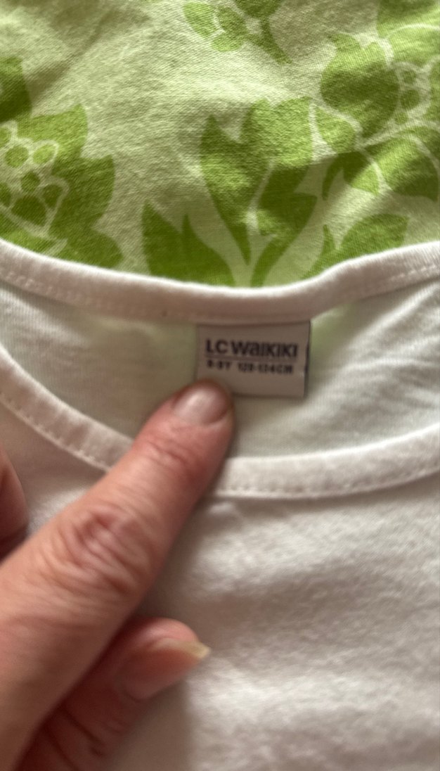 Beyaz Nakışlı Kız Çocuk Uzun Kollu Tişört - Görsel 3